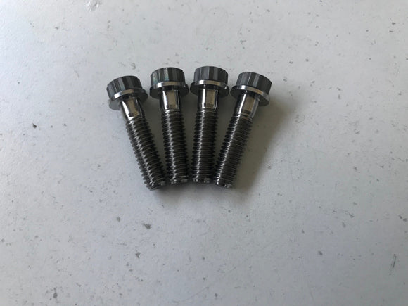 Model Car Studio - Titanium screws for upper arms M6x25 - 4 pieces