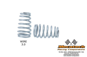 MEC2009-08 Cask shaped springs for Mecatech Shocks - Silver 3.0mm